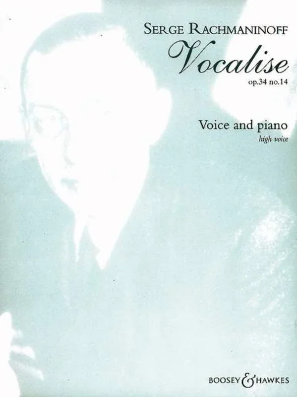 Vocalise Op 34 High Voice/Piano C# Minor (Softcover Book)