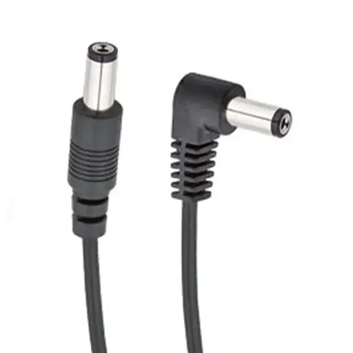 Voodoo Lab PPBAR-RS12 2.1mm Right Angle to Straight Cable, 12inch