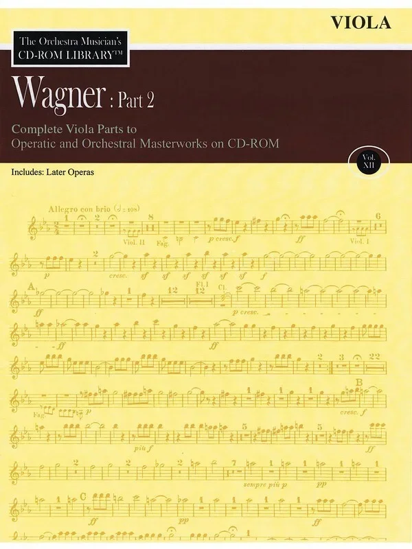 Wagner Part 2 Viola CD Rom Lib V12 (CD-Rom Only)