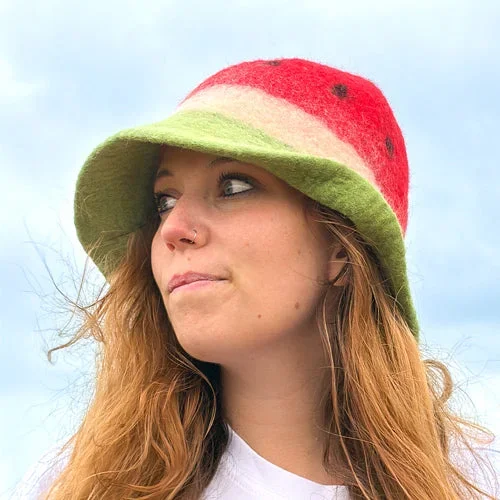 Watermelon Festival Felt Fruit Hat