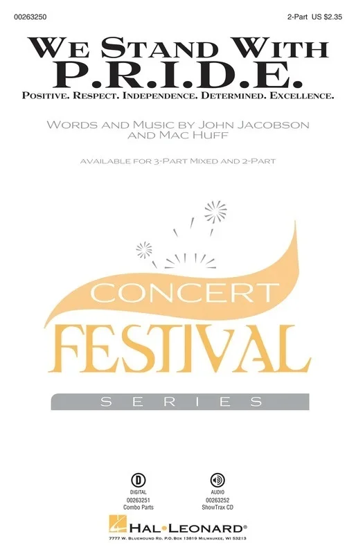 We Stand With Pride 2 Part (Octavo)