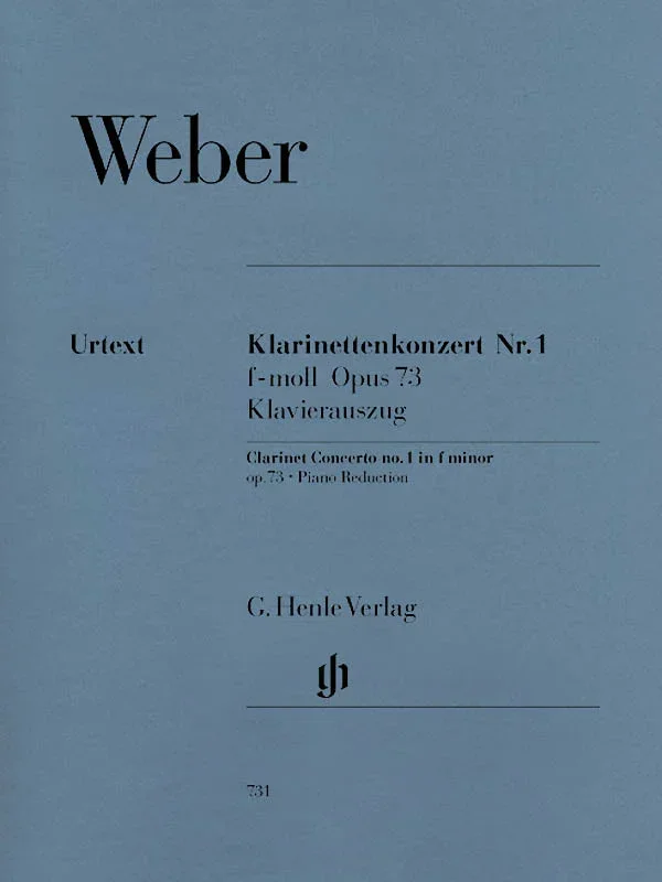 Weber: Clarinet Concerto No. 1 in F Minor, Op. 73
