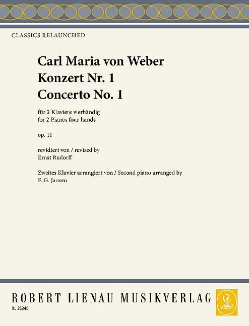 Weber: Piano Concerto No. 1 in C Major, J. 98, Op. 11