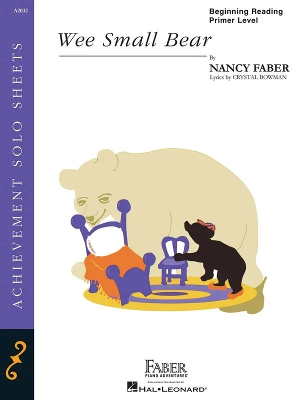 Wee Small Bear Beginning Piano Solo Primer LVL (Softcover Book)
