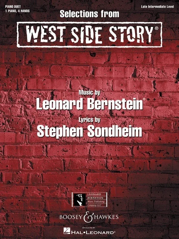 West Side Story Selections Piano Duet (Softcover Book)