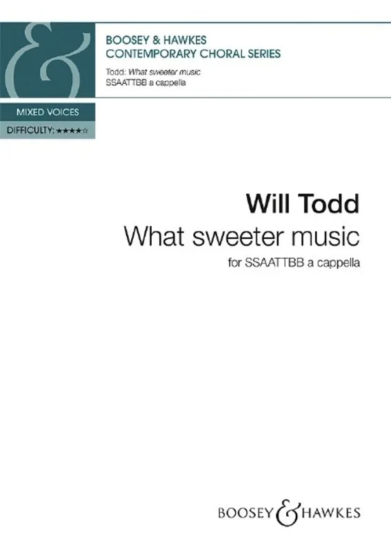 What Sweeter Music SSAATTBB A Cappella (Octavo) Book