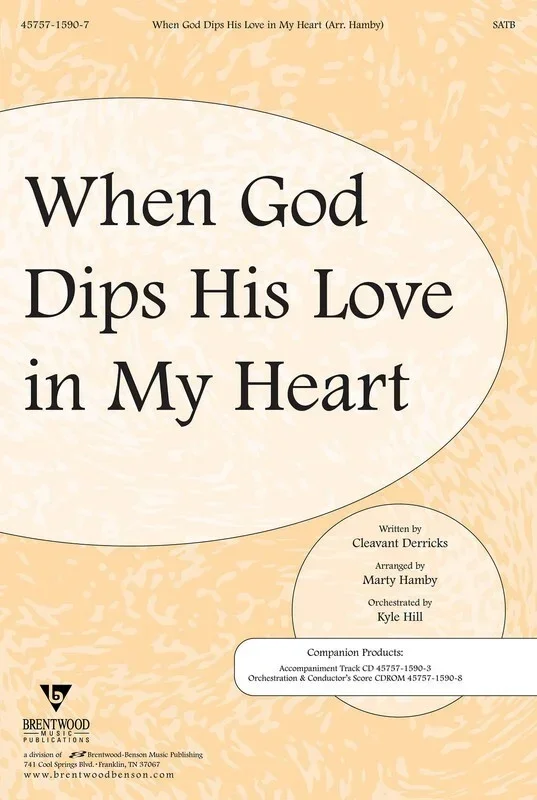 When God Dips His Love SATB