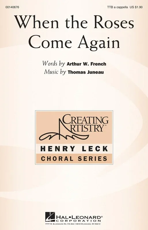 When The Roses Come Again TTB A Cappella (Octavo)