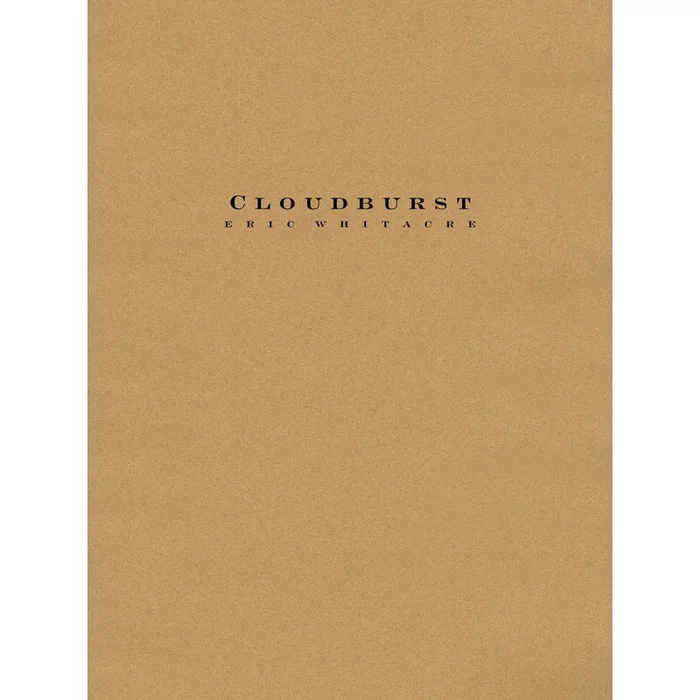 Whitacre, Eric – Cloudburst Full Score