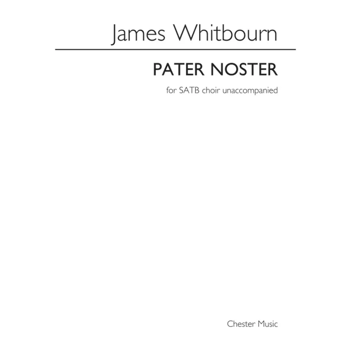 Whitbourn, James – Pater Noster