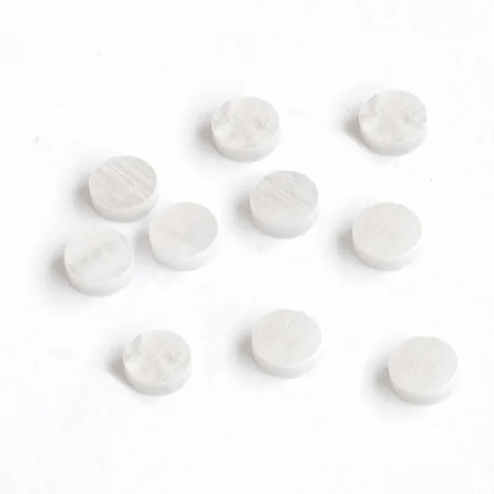 White Pearloid Fretboard Inlays 6mm (Bag of 10)