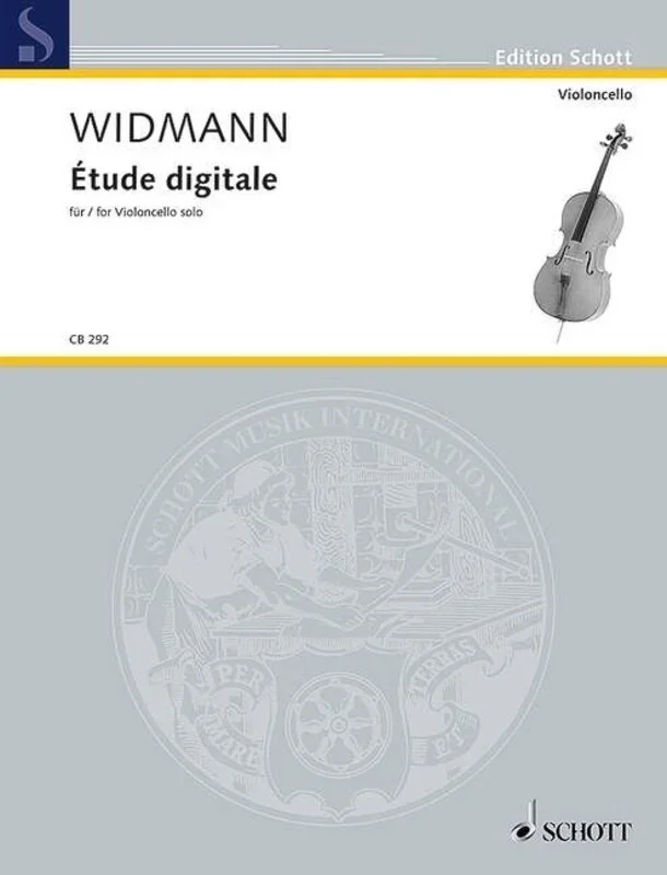 Widmann – Etude Digitale Cello Solo (Softcover Book)