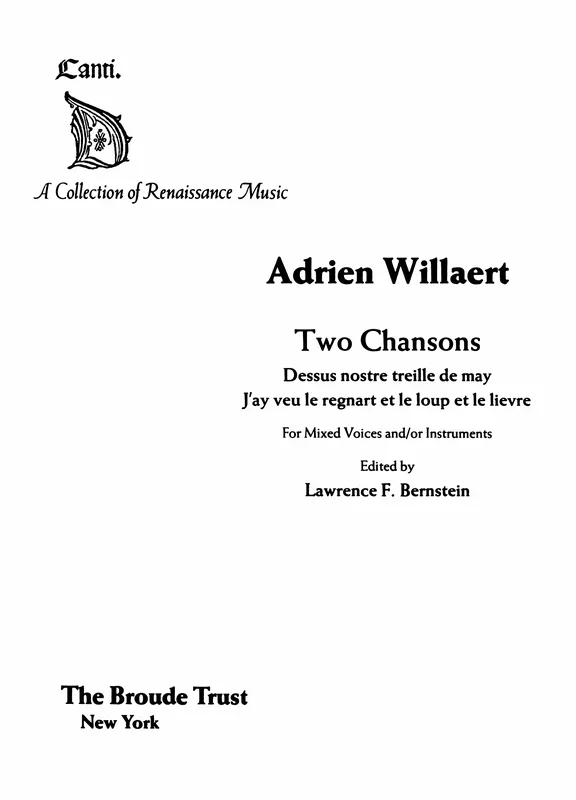 Willaert: Two Chansons
