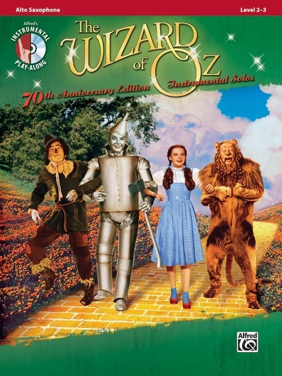 Wizard Of Oz Inst Solos Alto Sax Book/CD