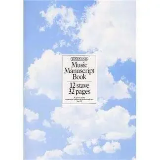 Woodstock Music Manuscript Book
