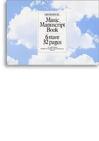 Woodstock Music Manuscript Paper 6 Stave – 32 pages (A5L Stitched)