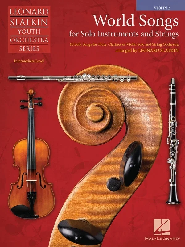 World Songs For Solo and Strings Violin 2 (Softcover Book)