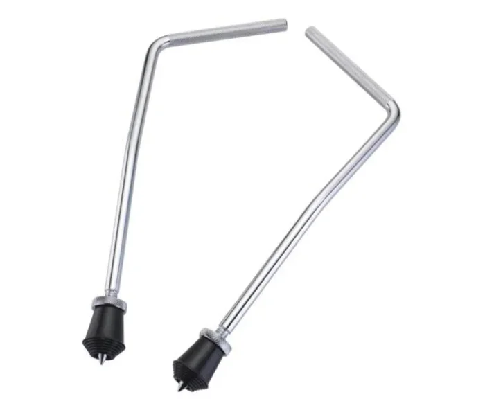 Worldmax Vintage Bass Drum Spurs – Chrome – Pair