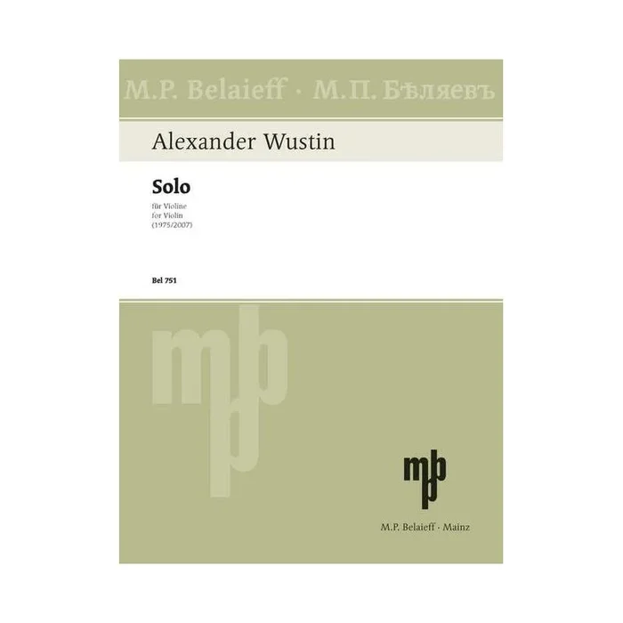 Wustin, Alexander – Solo