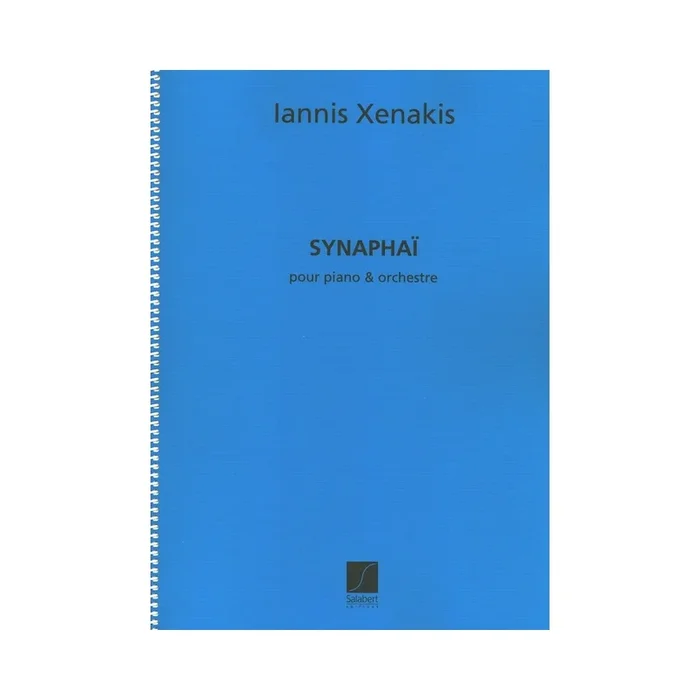 Xenakis, Iannis – Synaphai Piano Et Orchestre Partition