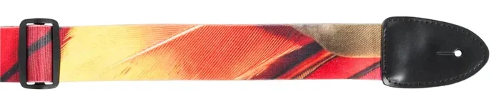 XTR 2 Inch Guitar Strap Poly Cotton Feathers