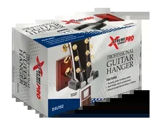 Xtreme Pro Locking Guitar Wall Hanger with Rosewood Block