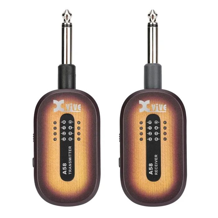 Xvive A58 5.8GHz Wireless Guitar System ~ Vintage Sunburst