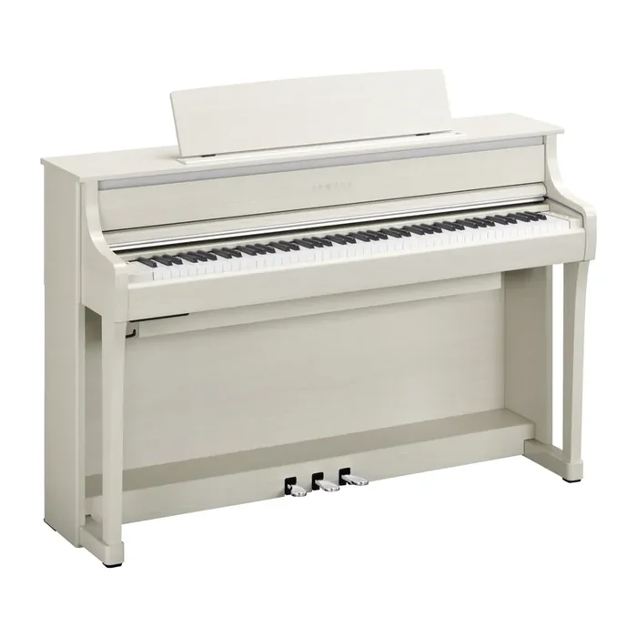 Yamaha CLP875WB Satin White Birch Clavinova Digital Piano