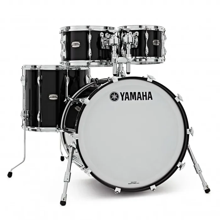 Yamaha Recording Custom Drum Kit 20″ – Solid Black Drum Set