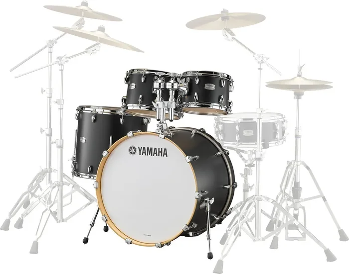 Yamaha Tour Custom Maple Drum Kit Shell Pack 22″ – Licorice Satin