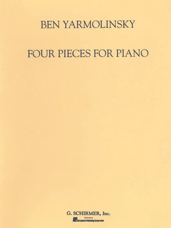 Yarmolinsky 4 Pieces For Piano