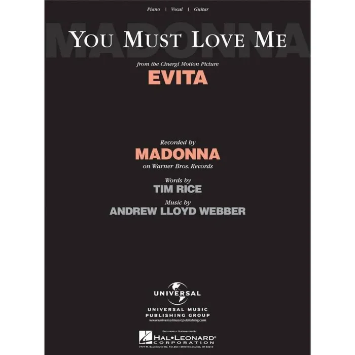 You Must Love Me (from Evita)