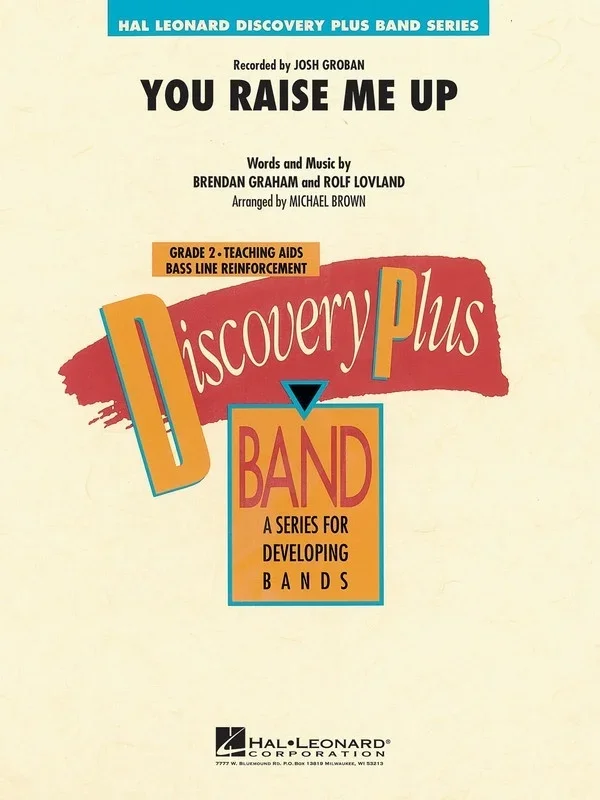 You Raise Me Up Discovery Plus Concert Band 2 (Music Score/Parts)