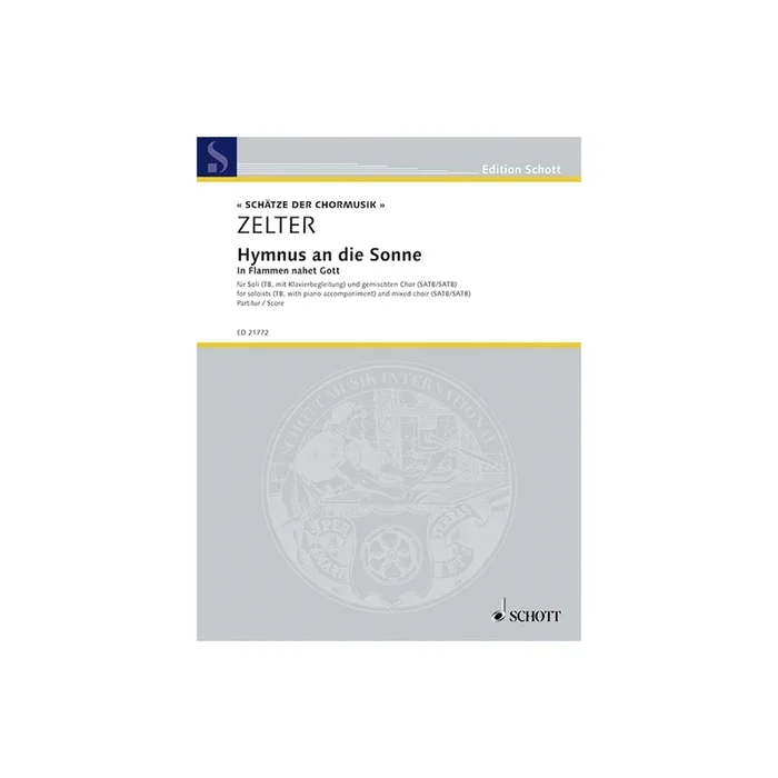 Zelter, Carl Friedrich – Hymnus an die Sonne