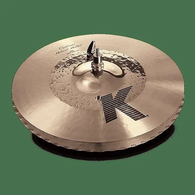 Zildjian K1224 14.25 ” K Custom Hybrid Hi-Hat (Pair) Cymbals w/ Video Link